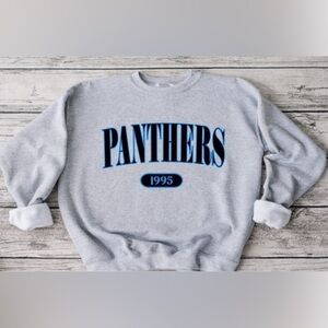 Panthers Offset Crewneck